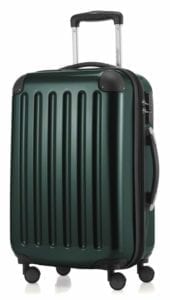 Carry on luggage On-Board Travel Trolley Bag, 4 Wheel Expandable Hardside Spinner