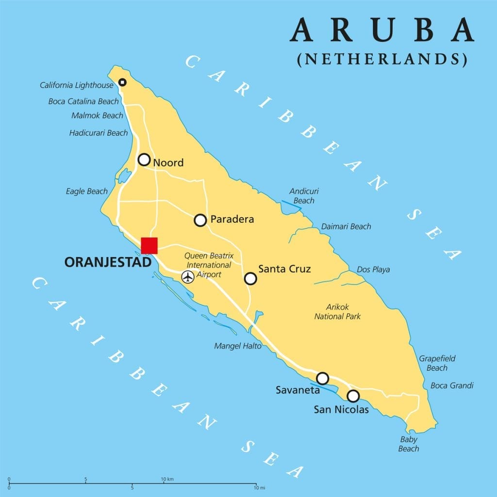Aruba Map Aruba Flag Facts And Places To Visit Best Hotels Home
