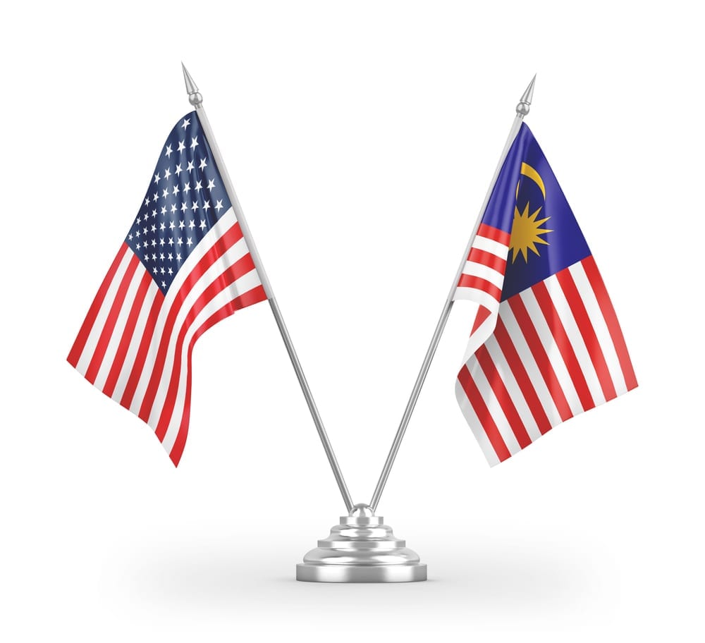 Malaysia and American Flag