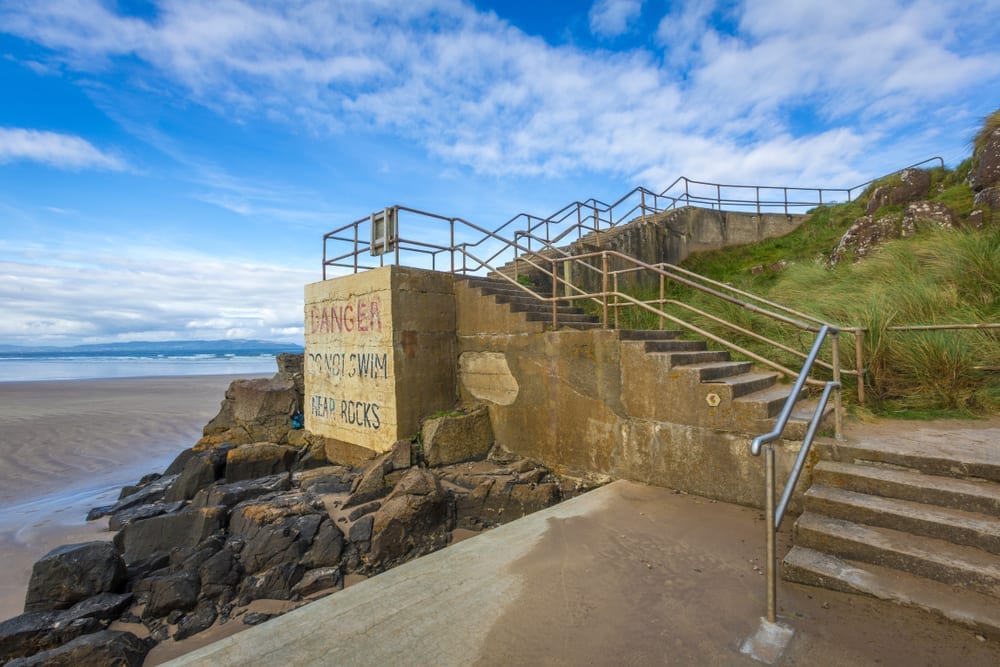 Stairs to the Portstewart Strand