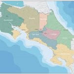 Map of Costa Rica Provinces