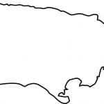 Outline and Blank map of Jamaica