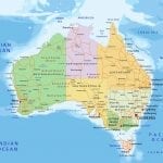Geographical Map of Australia