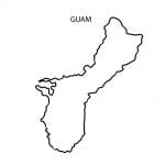 Guam Map Outline