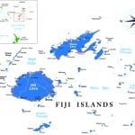 Map of Fiji area
