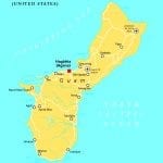 Map of Guam USA