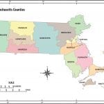 Map of Massachusetts counties