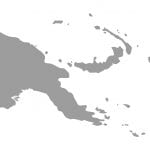 Outline map of Papua New Guinea