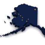 Alaska Flag Map