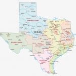 Map of Texas regions