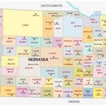 Large detailed map of Nebraska