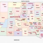 Large map of south dakota