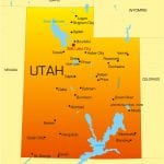 Map of Utah cities