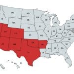 Southwestern United States Map