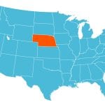 Where is Nebraska on the US Map