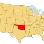 Where is Oklahoma on the US map