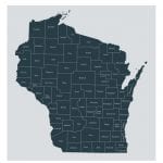 map of Wisconsin counties