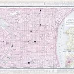 A street map of Philadelphia printed in the United States in 1900, created by Rand McNally & Co