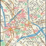 Dallas, Texas downtown map