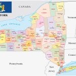 Large Map of New York State