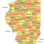Map of Illinois counties