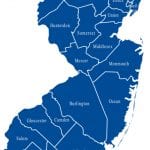 New Jersey Map by county