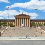 Philadelphia art museum entrance