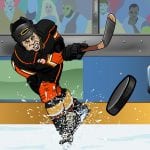 Anaheim Ducks Cartoon Style