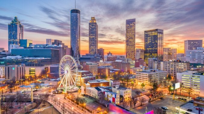 Atlanta, Georgia, USA downtown skyline