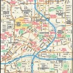 Atlanta, Georgia downtown map