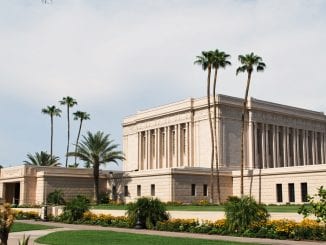 LDS Temple in Mesa, Arizona