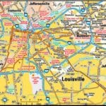 Louisville, Kentucky area map