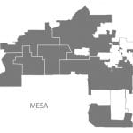 Map of Mesa, az area