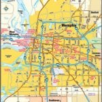 Memphis, Tennessee area map