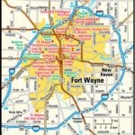 Fort Wayne, Indiana area map