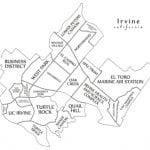 Irvine California neighborhood map