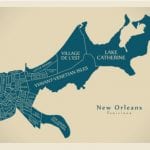 Map of New Orleans Neighborhoods
