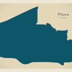 Map of Plano Texas Area