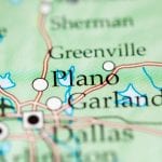 Map of Plano Texas and surrounding cities