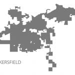 city map of bakersfield, california