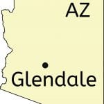 Glendale in Arizona location map
