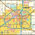 Lubbock, Texas area map