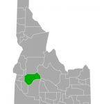 Map of Boise in Idaho