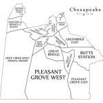 Map of Chesapeake, VA neighborhoods