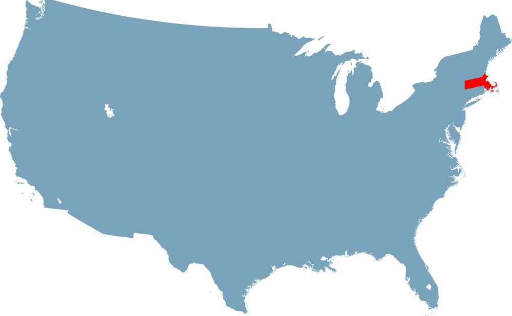 Where Is Massachusetts Located on a US Map