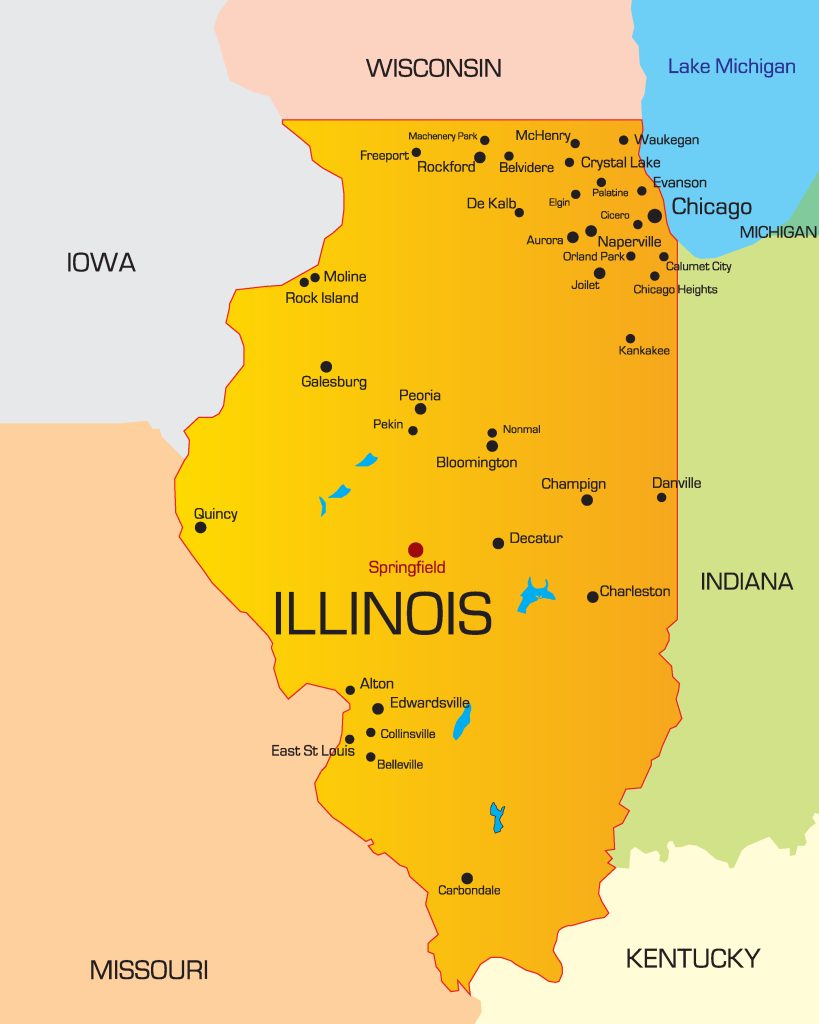 Where is Illinois, IL Located