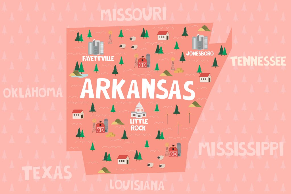 Where is Arkansas Located