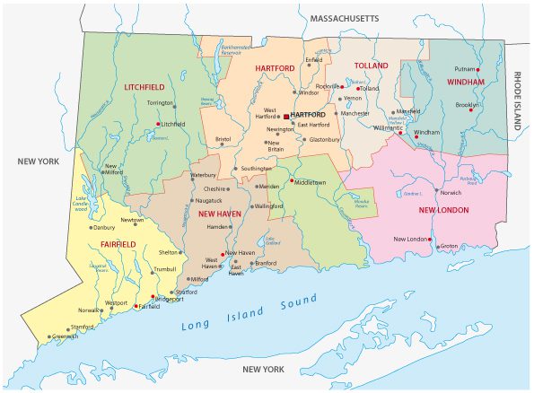 Where is Connecticut located