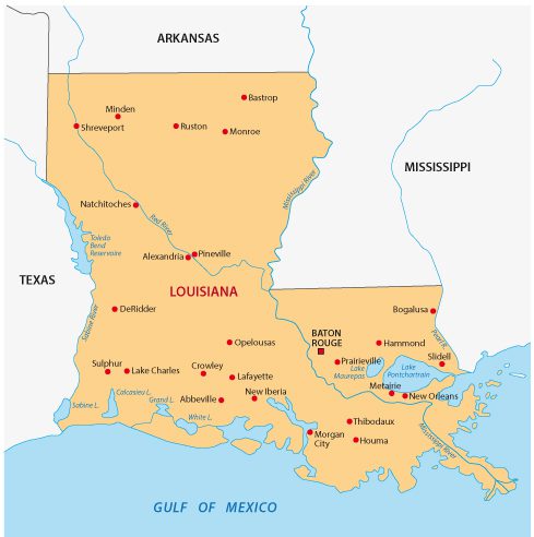 Where is Louisiana Located