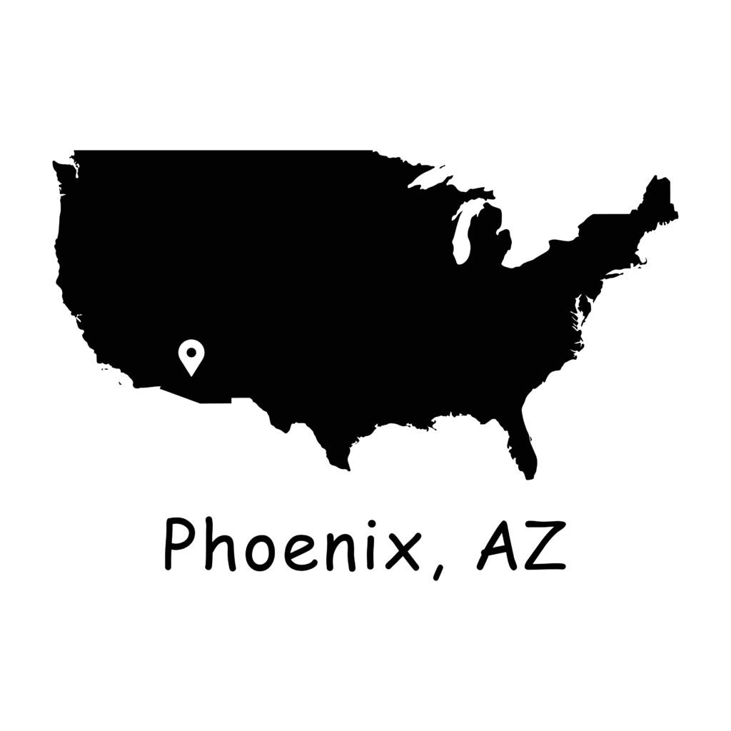 Where is Phoenix Located on a US map